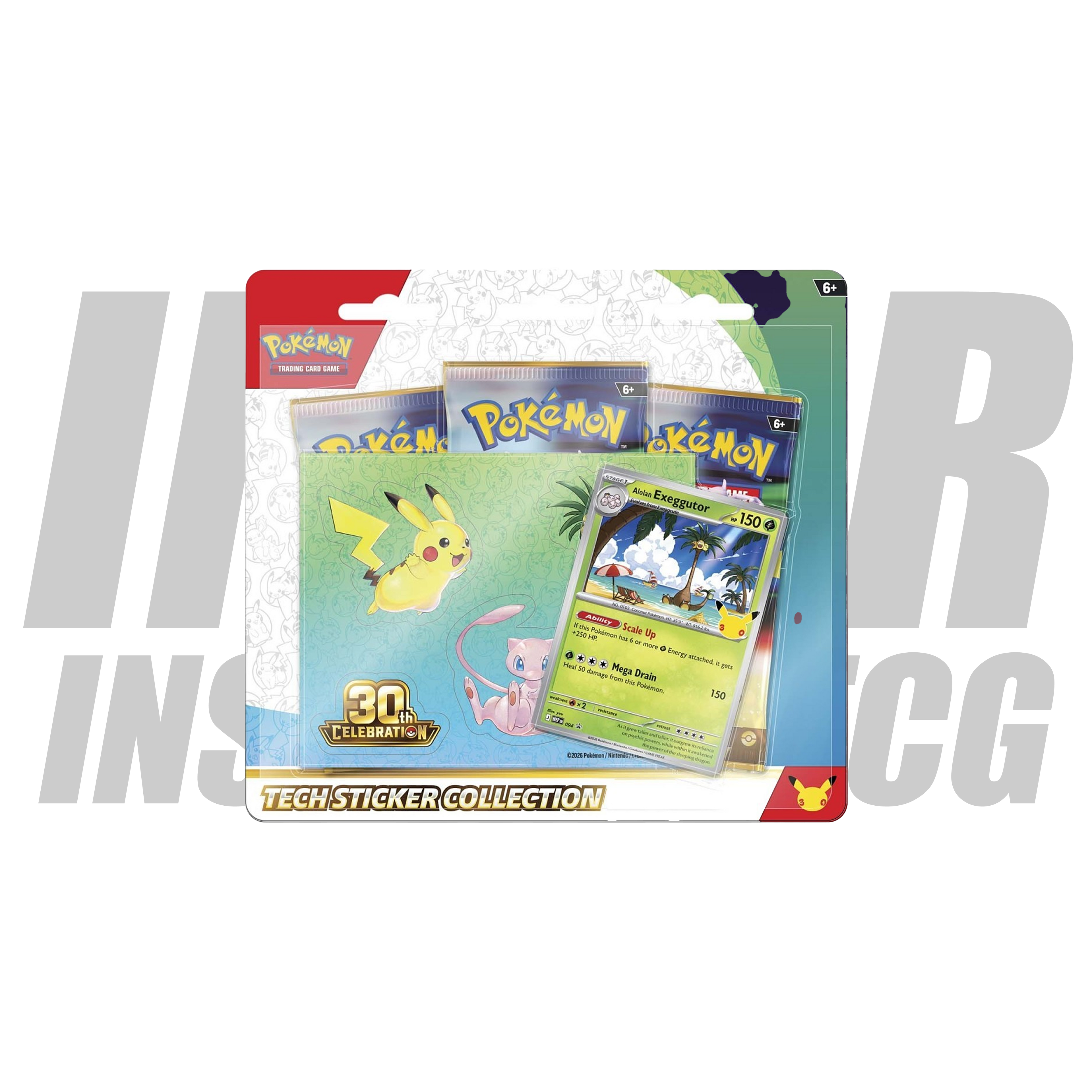 30th Celebration Tech Sticker Collection (Alolan Exeggutor)