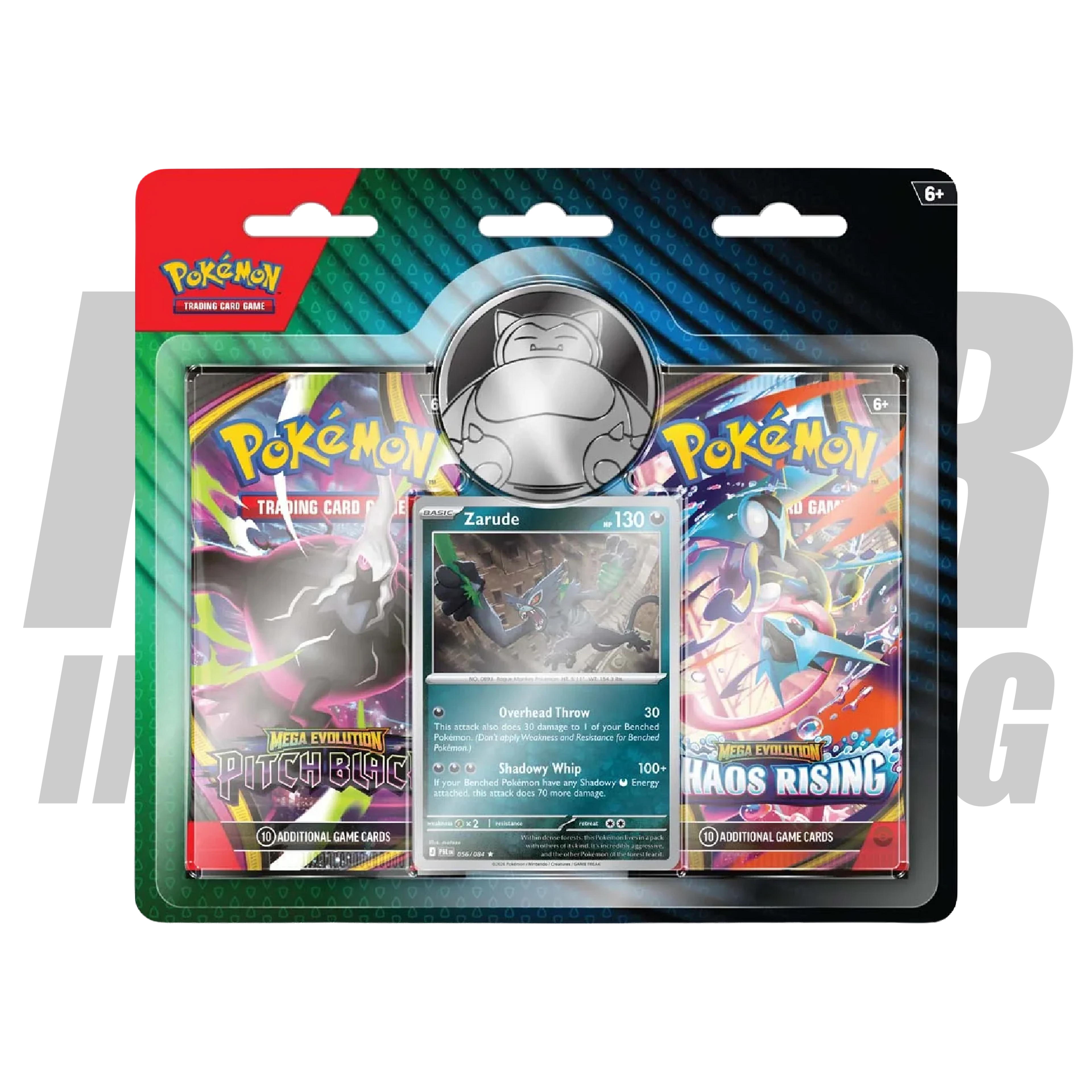 Pokemon TCG Pitch Black Zarude 2 Pack Blister with 2 booster packs